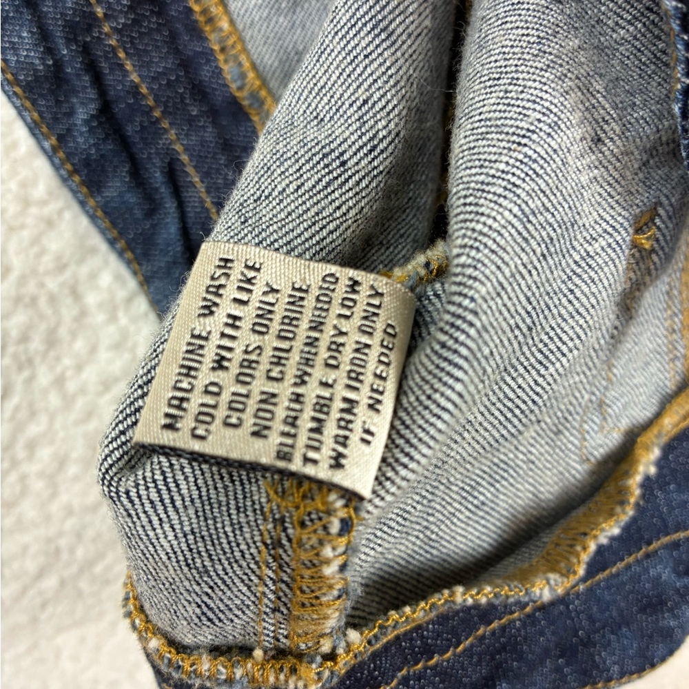 Y2K Forever 21 Denim Halter Crop Top Vest Size Small - Picture 6 of 11